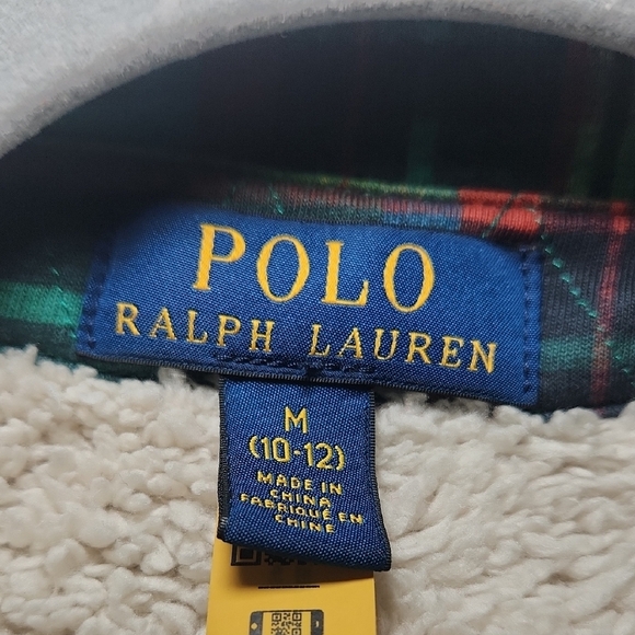 Polo by Ralph Lauren Kids Green Plaid Jacket - Picture 2 of 4